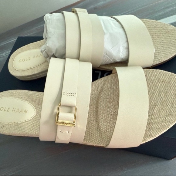 Cole Haan Women’s Francine Demi Wedge Slide Slide Sandal Size 7 New In Box NWT - Picture 4 of 7